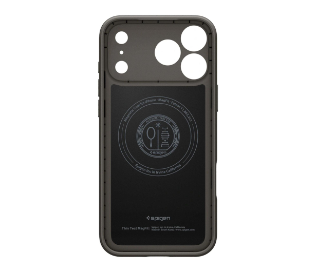 Spigen Thin Fit MagSafe do iPhone 18 Pro/17 Pro (gunmetal) - 1586424 - zdjęcie 4
